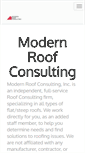 Mobile Screenshot of modernroofconsulting.com